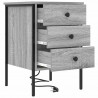 Szafka Nocna z szufladą 2 pcs Szary Sonoma 42 x 41 x 61 cm