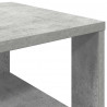 Półka na buty, szarość betonu, 61x32x70 cm