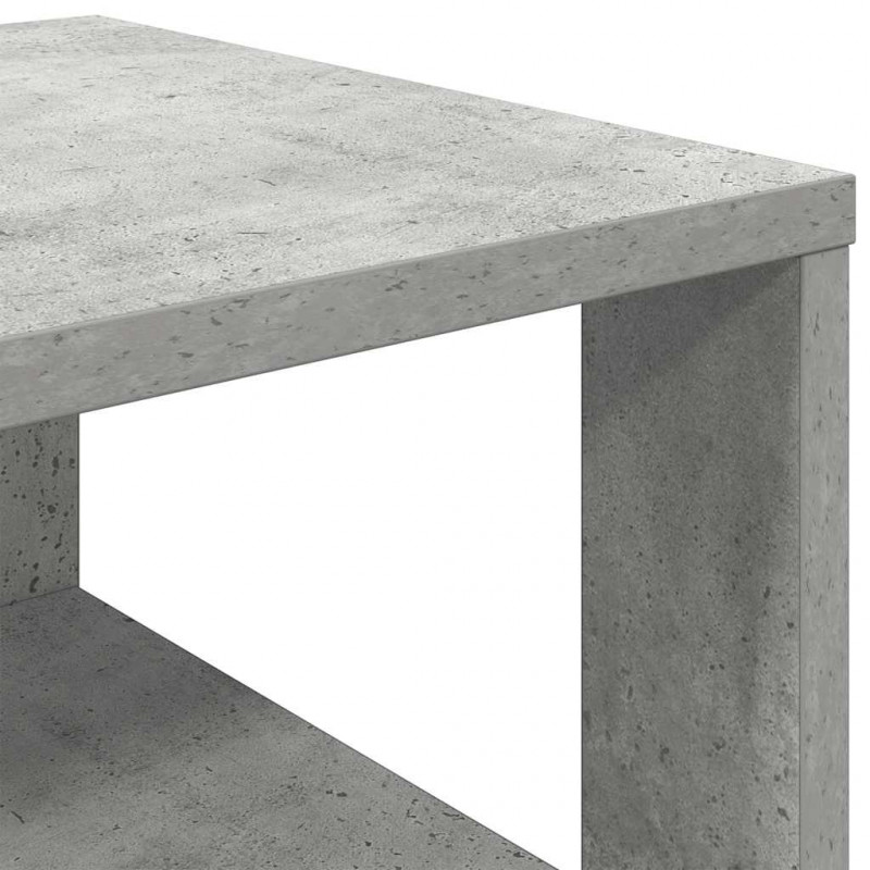 Półka na buty, szarość betonu, 61x32x87,5 cm