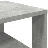 Półka na buty, szarość betonu, 61x32x87,5 cm