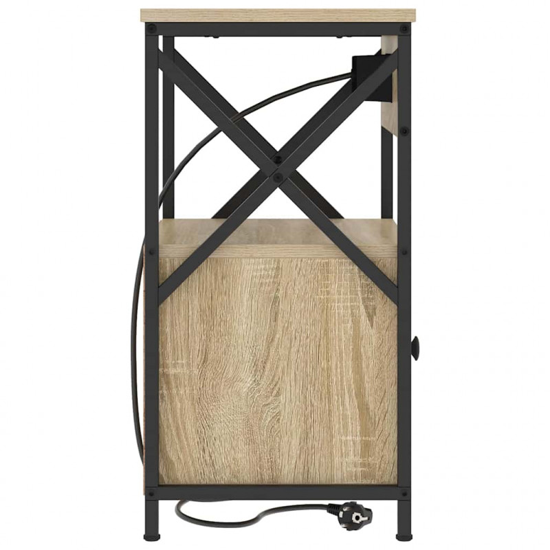 Szafka Nocna z szufladą 2 pcs Dąb Sonoma 40 x 31 x 60 cm