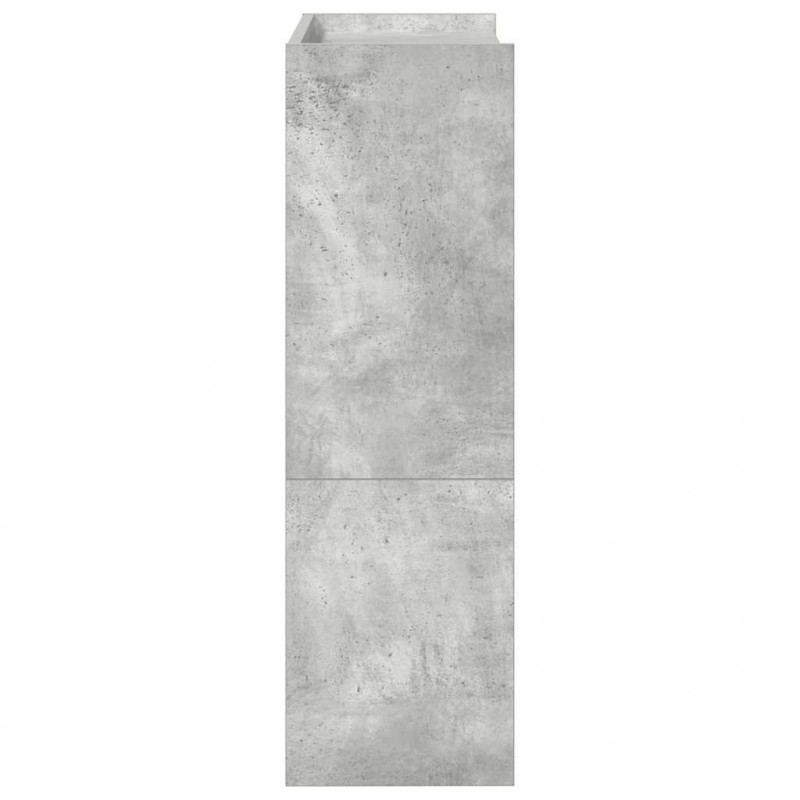Półka na buty, betonowa szarość, 60x25x81 cm
