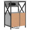Szafka Nocna z szufladą 2 pcs Szary Sonoma 40 x 31 x 60 cm