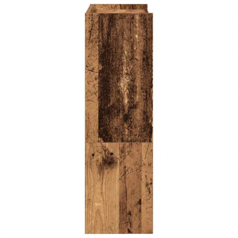 Półka na buty, stare drewno, 60x25x81 cm