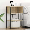 Szafka Nocna Dąb Sonoma 55 x 31 x 76 cm Materiał drewnopochodny