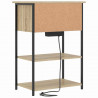 Szafka Nocna Dąb Sonoma 55 x 31 x 76 cm Materiał drewnopochodny