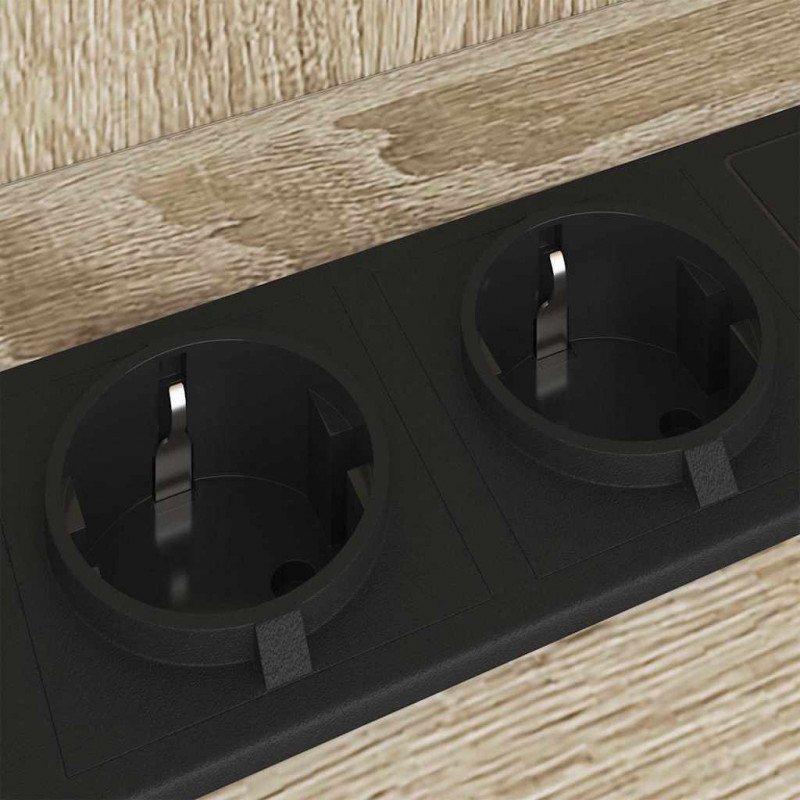 Szafka Nocna Dąb Sonoma 55 x 31 x 76 cm Materiał drewnopochodny