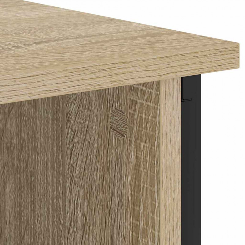 Szafka Nocna Dąb Sonoma 55 x 31 x 76 cm Materiał drewnopochodny