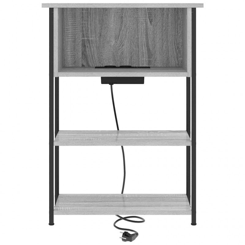 Szafka Nocna Szary Sonoma 55 x 31 x 76 cm