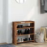 Stojak na buty, stare drewno, 60x25x62 cm