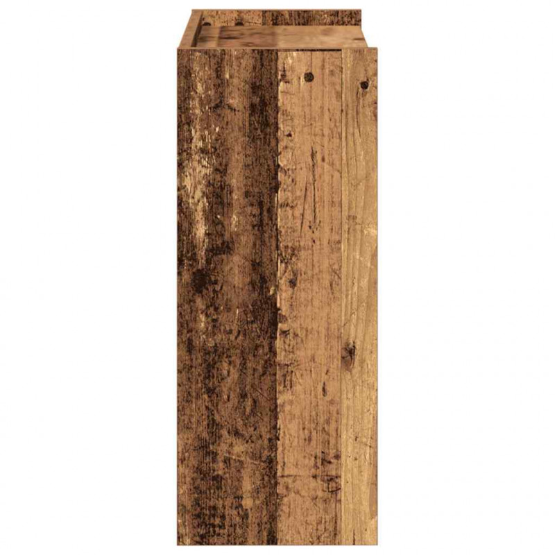 Stojak na buty, stare drewno, 60x25x62 cm