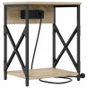 Szafka Nocna 2 pcs Dąb Sonoma 41 x 31 x 51 cm