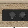 Szafka Nocna 2 pcs Dąb Sonoma 41 x 31 x 51 cm