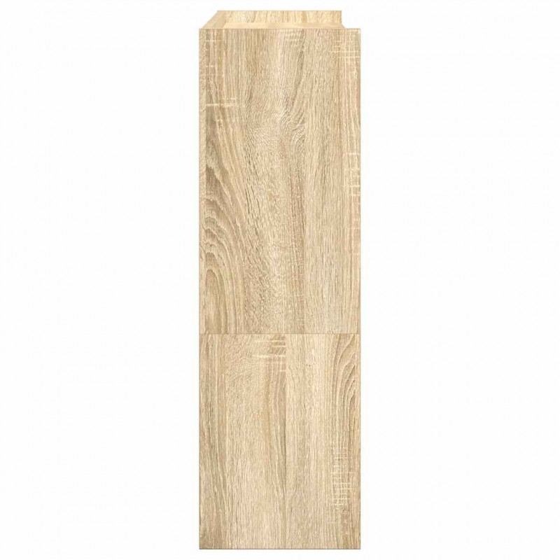 Półka na buty, dąb sonoma 80x25x81 , materiał drewnopochodny