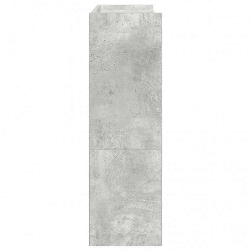Półka na buty, betonowa szarość, 80x25x81 cm