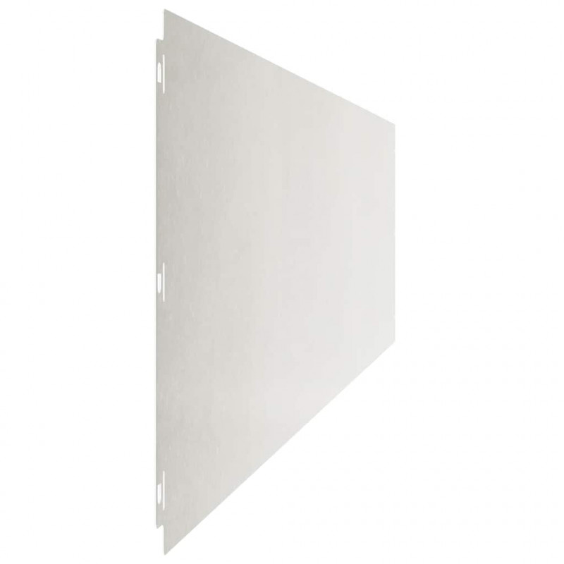 Obrzeża trawnikowe 10 szt. 25x103 cm Stal nierdzewna