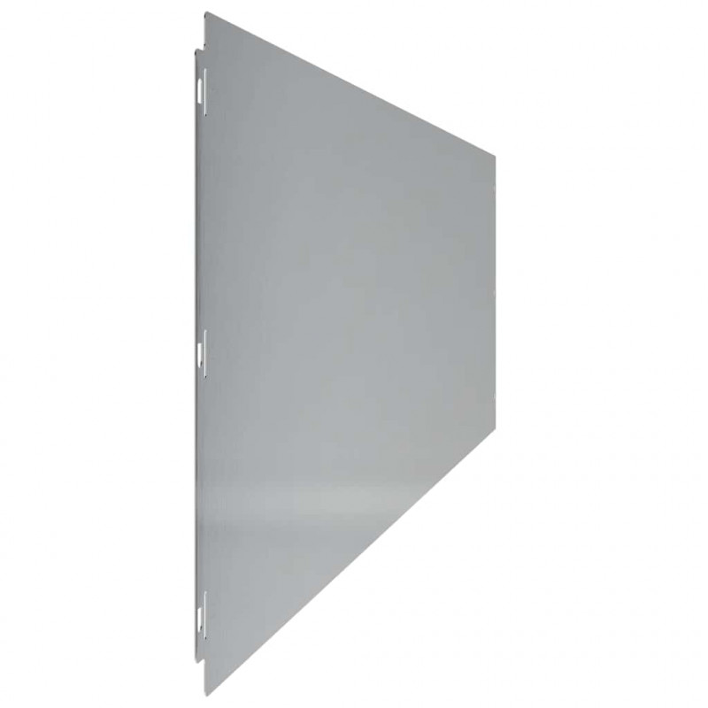 Obrzeża trawnikowe 10 szt. 25x103 cm Stal ocynkowana