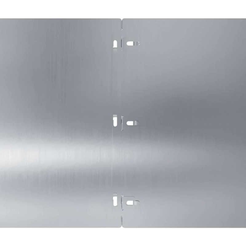 Obrzeża trawnikowe 10 szt. 25x103 cm Stal ocynkowana