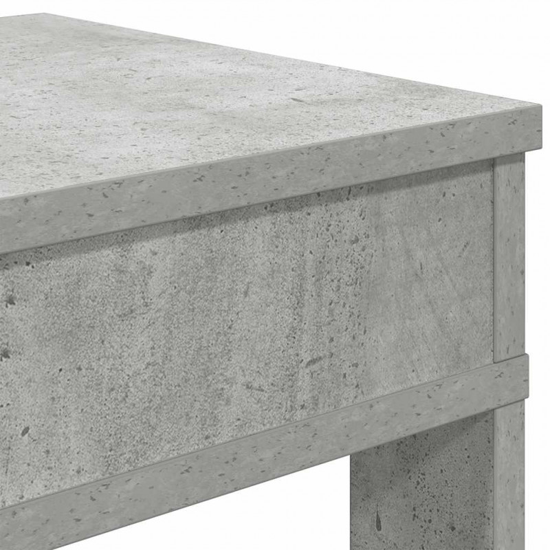 Stojak na buty, betonowa szarość, 60x30x98 cm