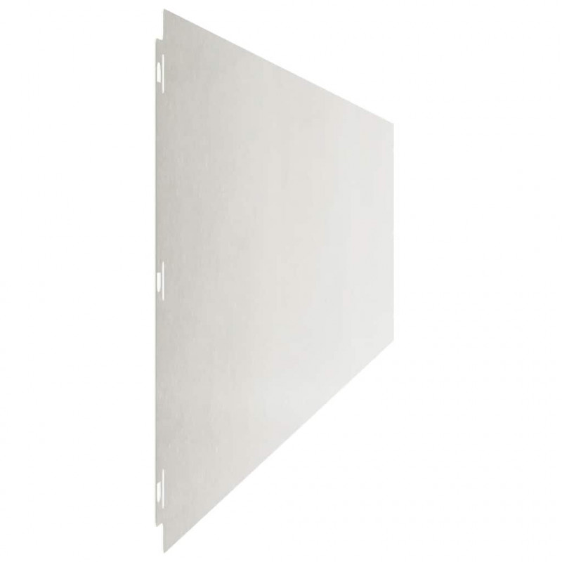 Obrzeża trawnikowe 20 szt. 25x103 cm Stal nierdzewna