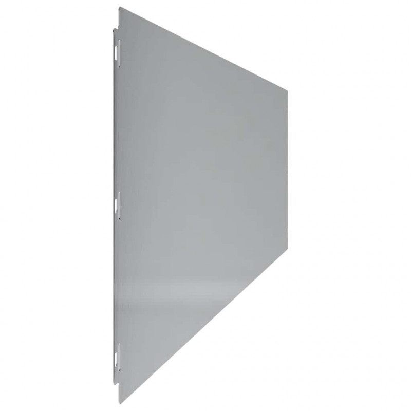 Obrzeża trawnikowe 20 szt. 25x103 cm Stal ocynkowana