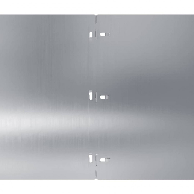 Obrzeża trawnikowe 20 szt. 25x103 cm Stal ocynkowana