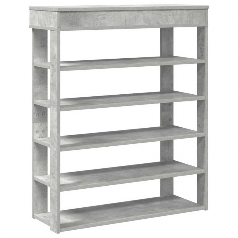 Półka na buty, Concrete Oak 80x30x98 cm