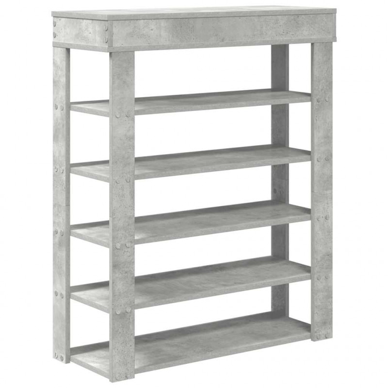 Półka na buty, Concrete Oak 80x30x98 cm