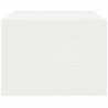 Szafka pod TV z oświetleniem LED, biała, 75x35,5x25 cm