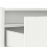 Szafka pod TV z oświetleniem LED, biała, 75x35,5x25 cm