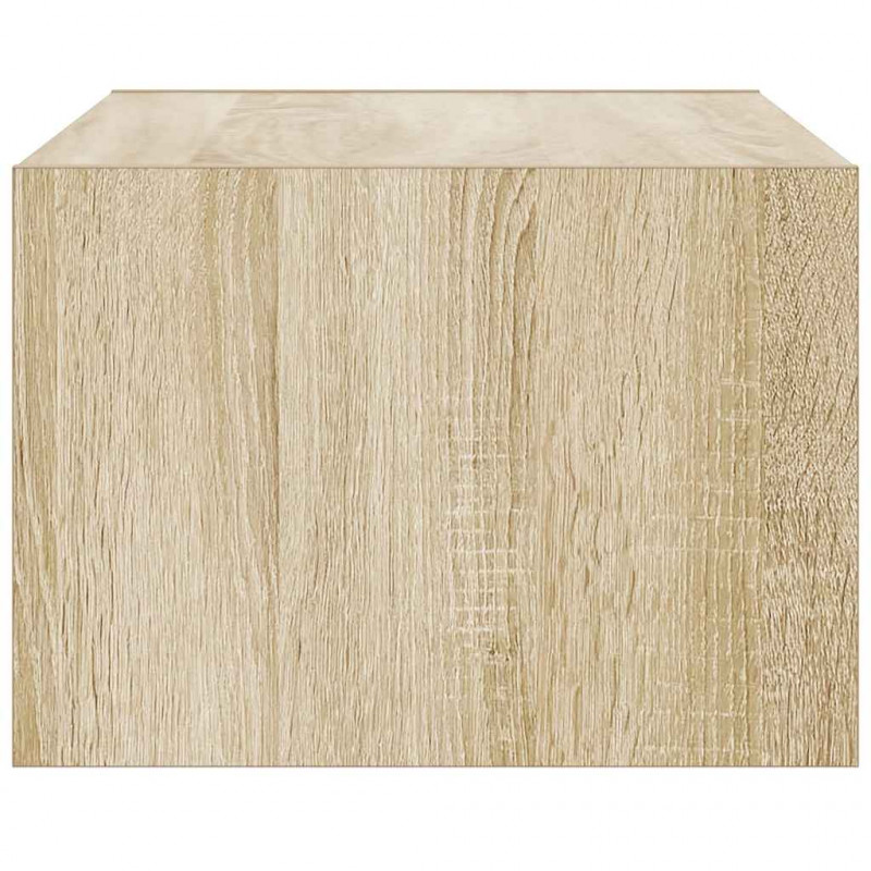 Szafka pod TV z oświetleniem LED, dąb sonoma, 75x35,5x25 cm