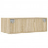 Szafka pod TV z oświetleniem LED, dąb sonoma, 75x35,5x25 cm