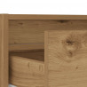 Szafka pod TV z oświetleniem LED, dąb artisan, 75x35,5x25 cm