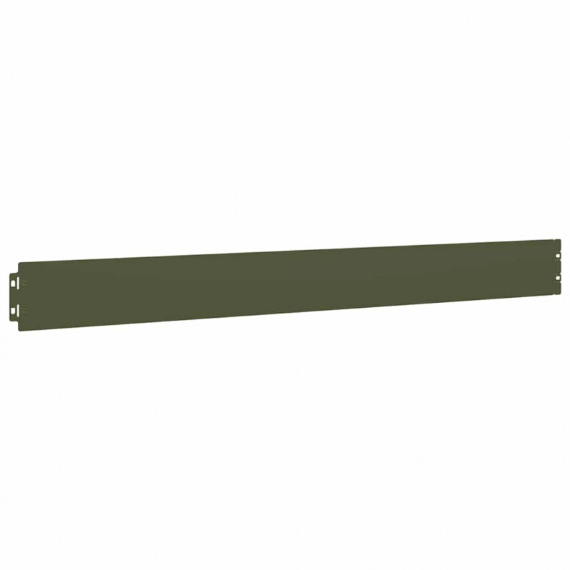 Obrzeża trawnikowe 10 szt. Oliwkowo-zielone 10x103 cm