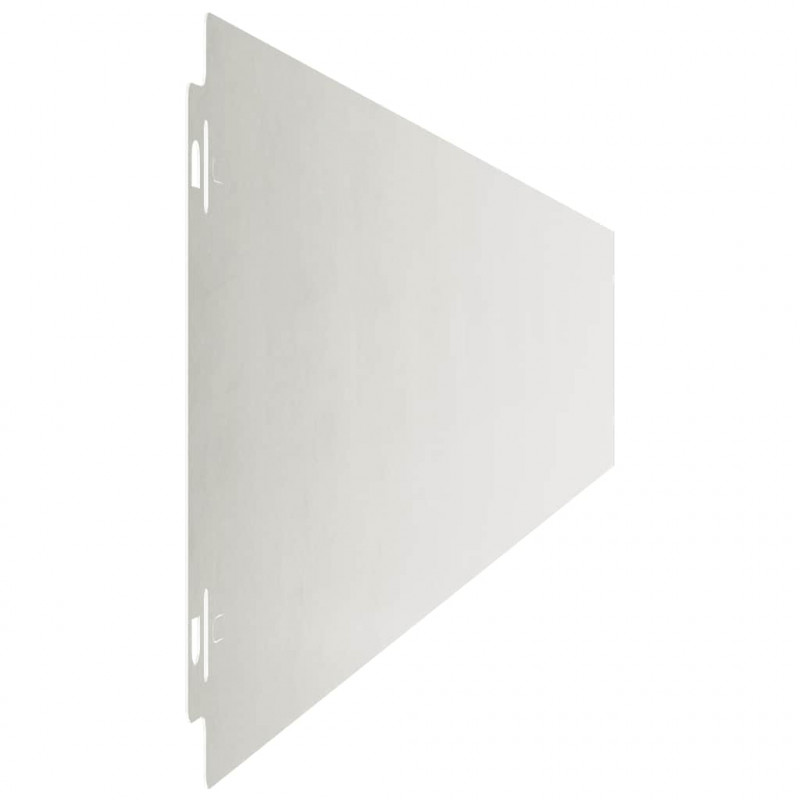 Obrzeża trawnikowe 10 szt. 15x103 cm Stal nierdzewna