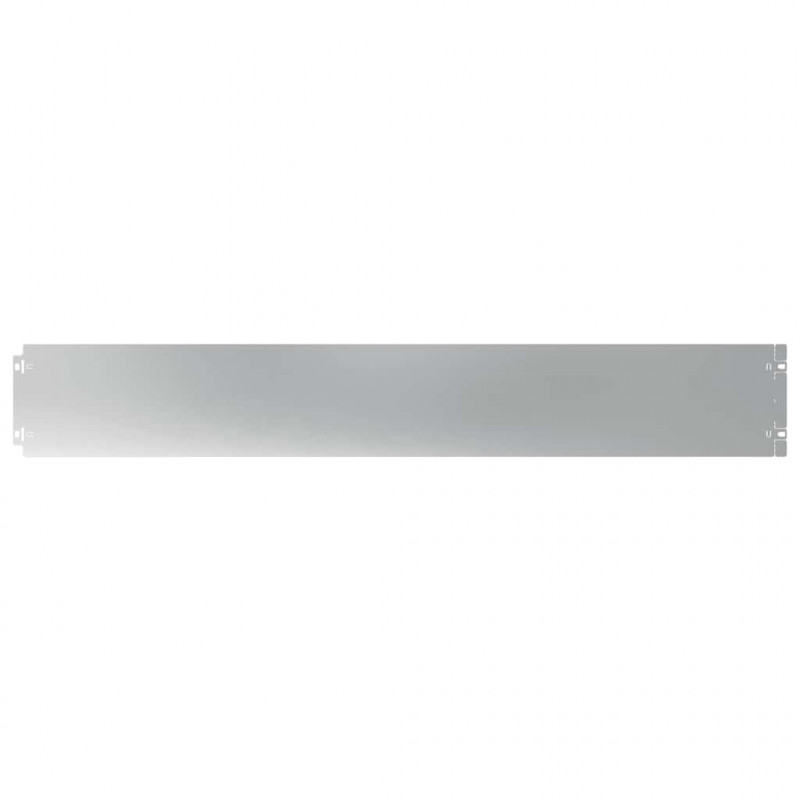 Obrzeża trawnikowe 10 szt. 15x103 cm Stal ocynkowana