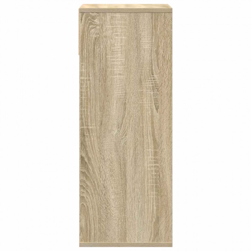 Regał na książki dąb sonoma 34x31x80 cm materiał drewnopochodny