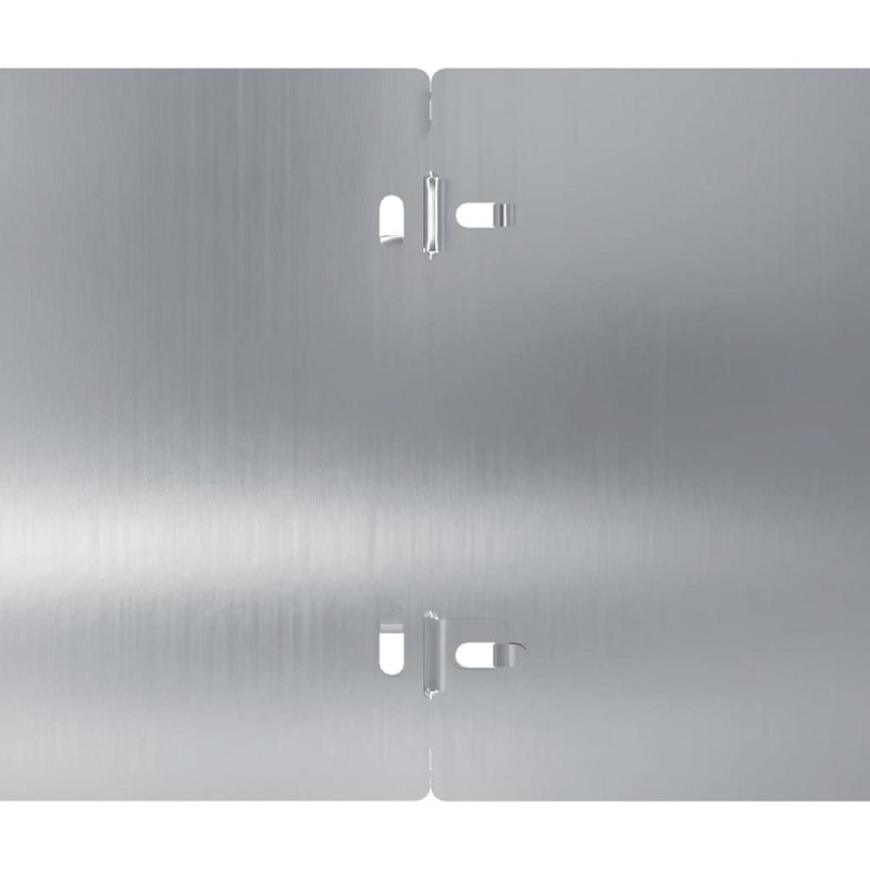 Obrzeża trawnikowe 10 szt. 15x103 cm Stal ocynkowana