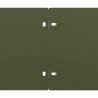 Obrzeża trawnikowe 50 szt. Oliwkowo-zielone 15x103 cm