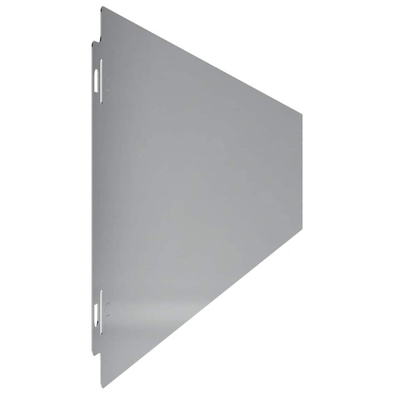 Obrzeża trawnikowe 50 szt. 15x103 cm Stal ocynkowana