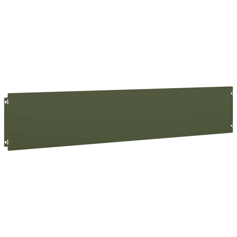 Obrzeża trawnikowe 10 szt. Oliwkowo-zielone 20x103 cm