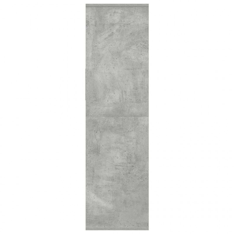 Regał, betonowy szary, 34x31x112 cm, materiał drewnopochodny
