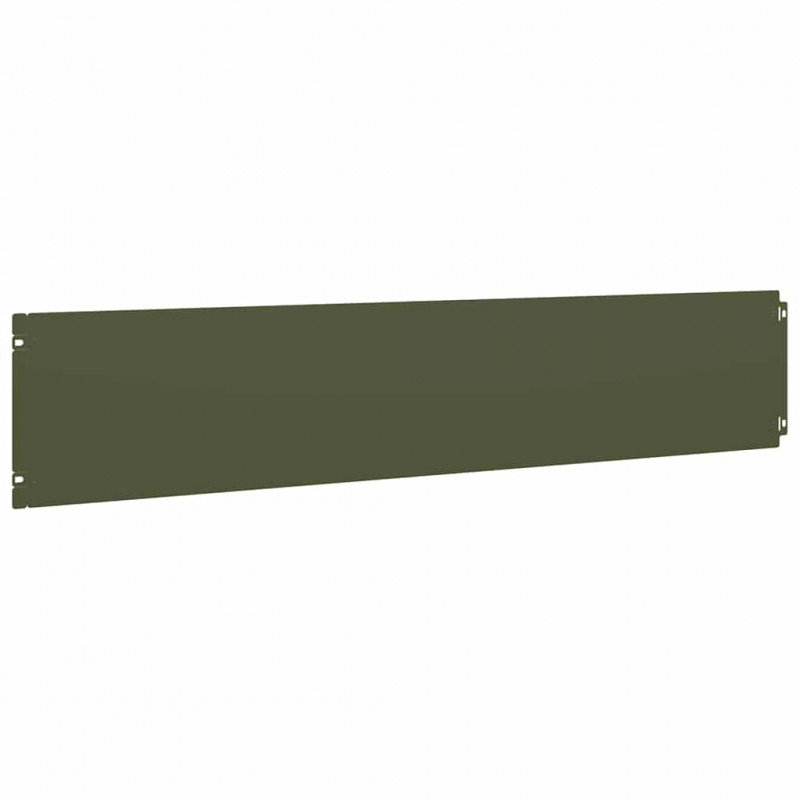 Obrzeża trawnikowe 10 szt. Oliwkowo-zielone 20x103 cm