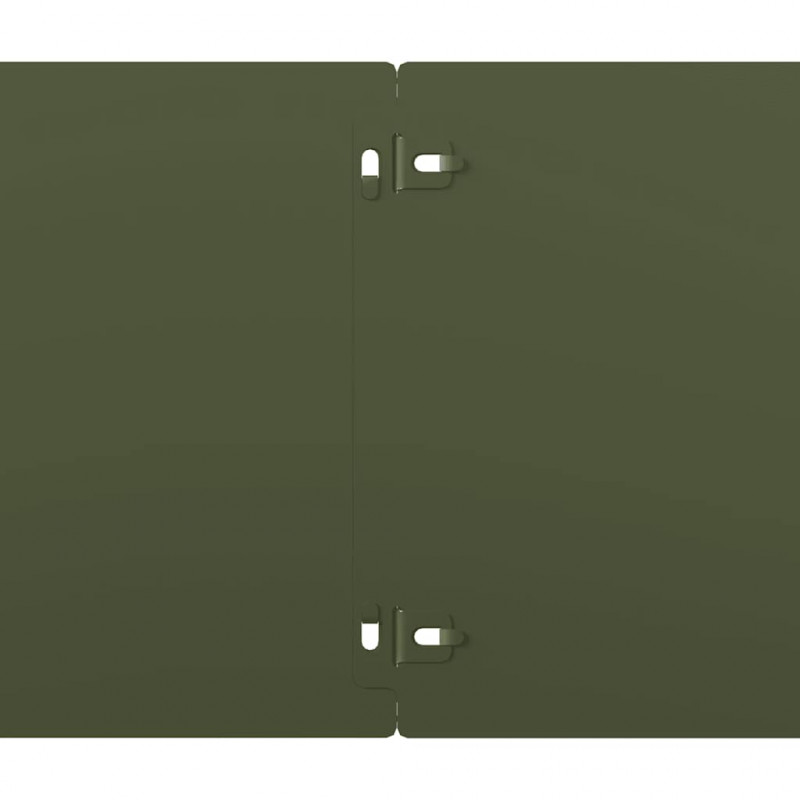 Obrzeża trawnikowe 10 szt. Oliwkowo-zielone 20x103 cm