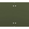 Obrzeża trawnikowe 10 szt. Oliwkowo-zielone 20x103 cm