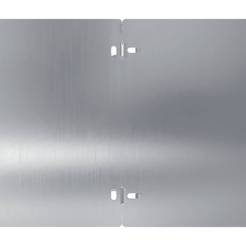 Obrzeża trawnikowe 10 szt. 20x103 cm Stal ocynkowana