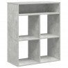 Regał, betonowy szary, 66x31x80 cm, materiał drewnopochodny