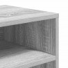 Regał na książki, szary dąb sonoma, materiał drewnopochodny