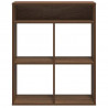 Regał na książki, brązowy dąb, materiał drewnopochodny