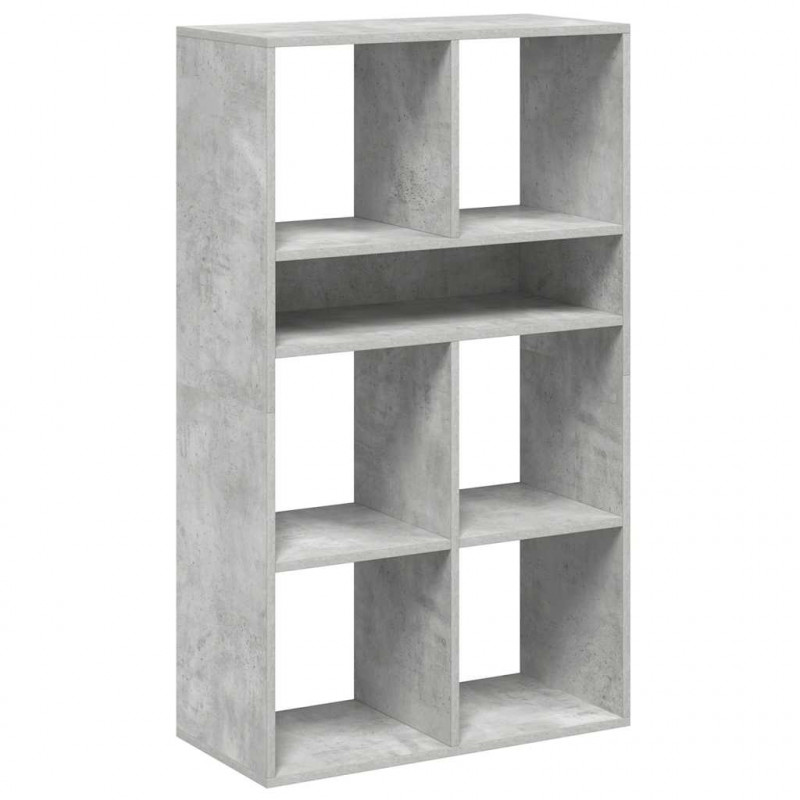 Regał, betonowy szary,66x31x112 cm, materiał drewnopochodny
